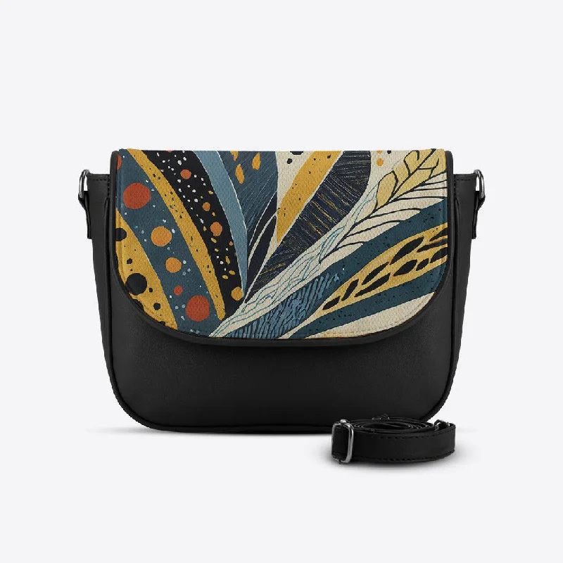 Black Messenger Crossbody Stipple Dots Trendy Purses With Limited-Time Offers