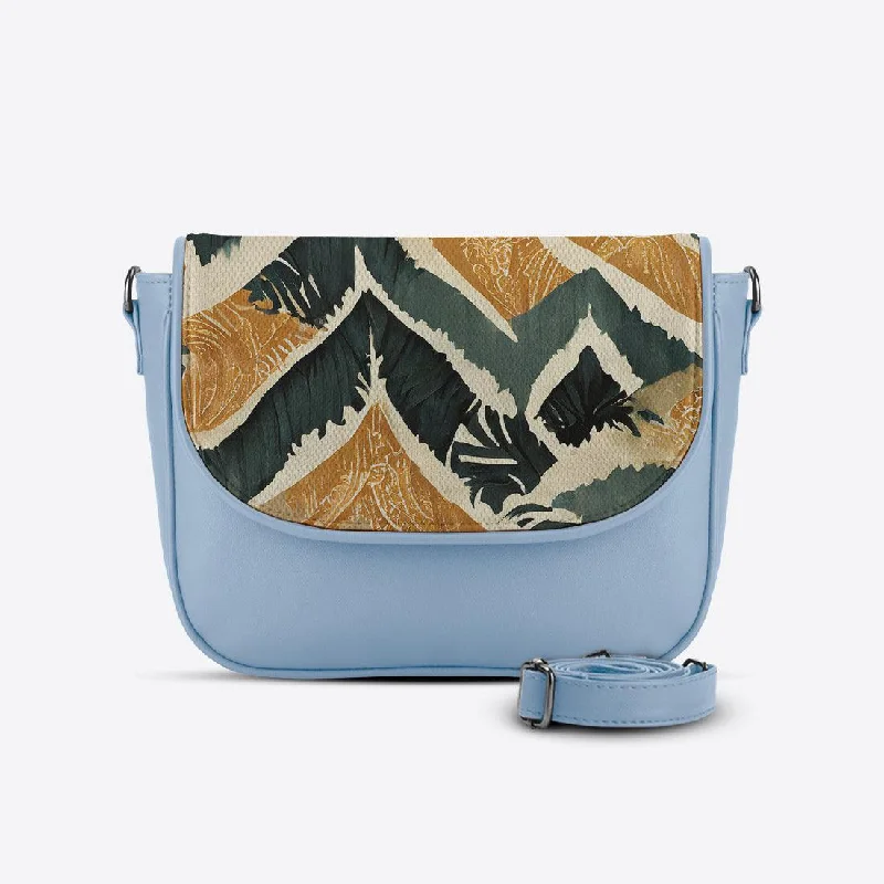 Blue Messenger Crossbody Shapes Statement Handbags At Unbeatable Discounts