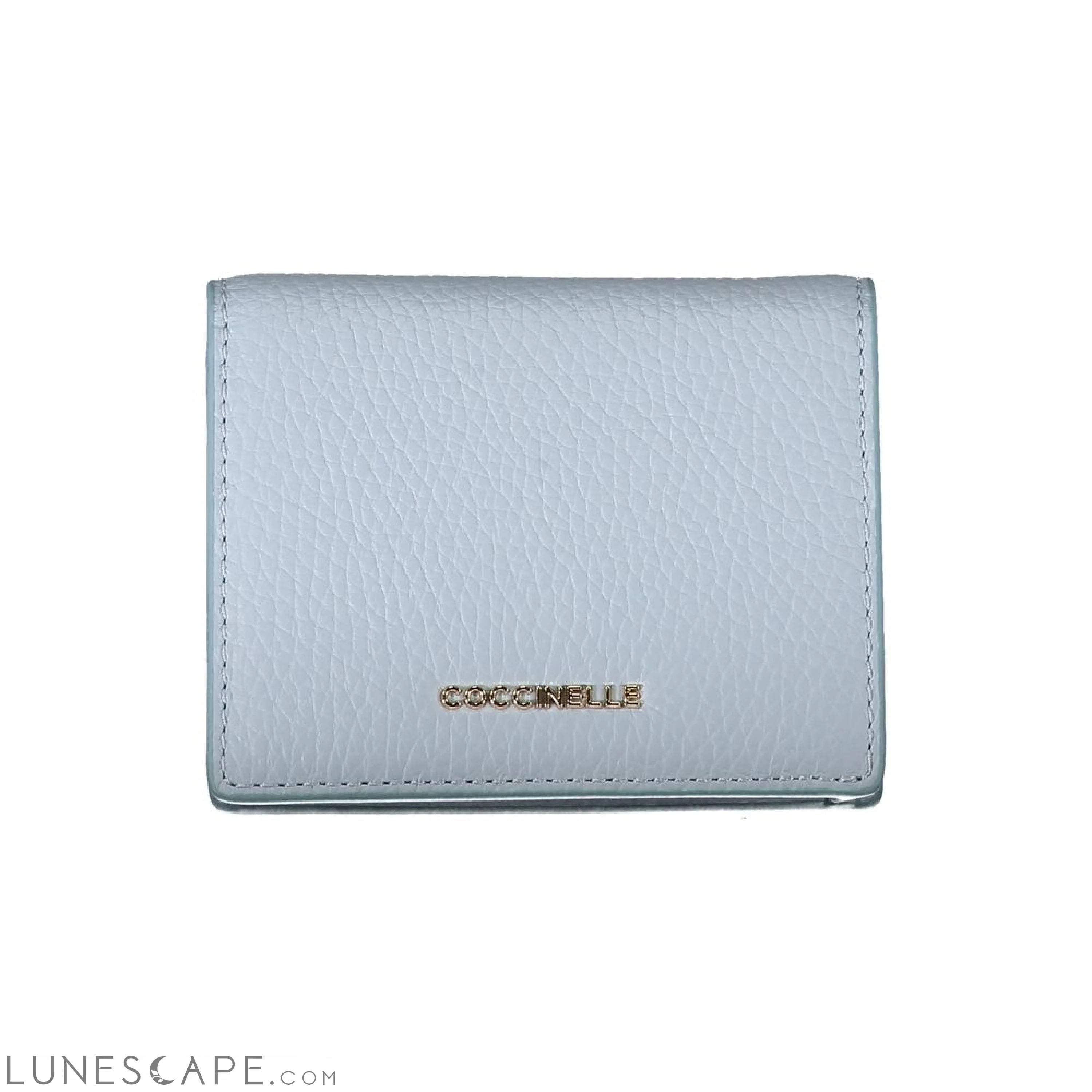 Coccinelle Light Blue Leather Wallet Limited-Time Handbag Sale