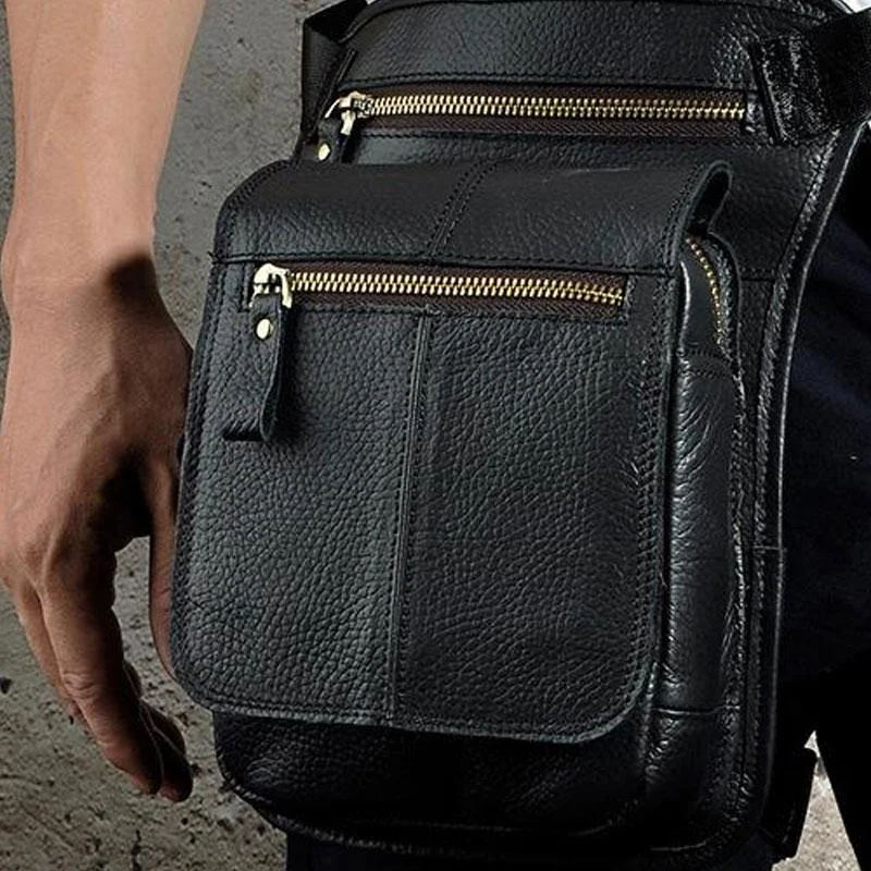 Cool Biker Mens Leather Drop Leg Bag Belt Pouch Waist Bag Side Bag Shoulder Bag for Men Luxury Handbags, Budget-Friendly Cool Biker Mens Leather Drop Leg Bag Belt Pouch Waist Bag Side Bag Shoulder Bag for Men Luxury Handbags, Budget-Friendly