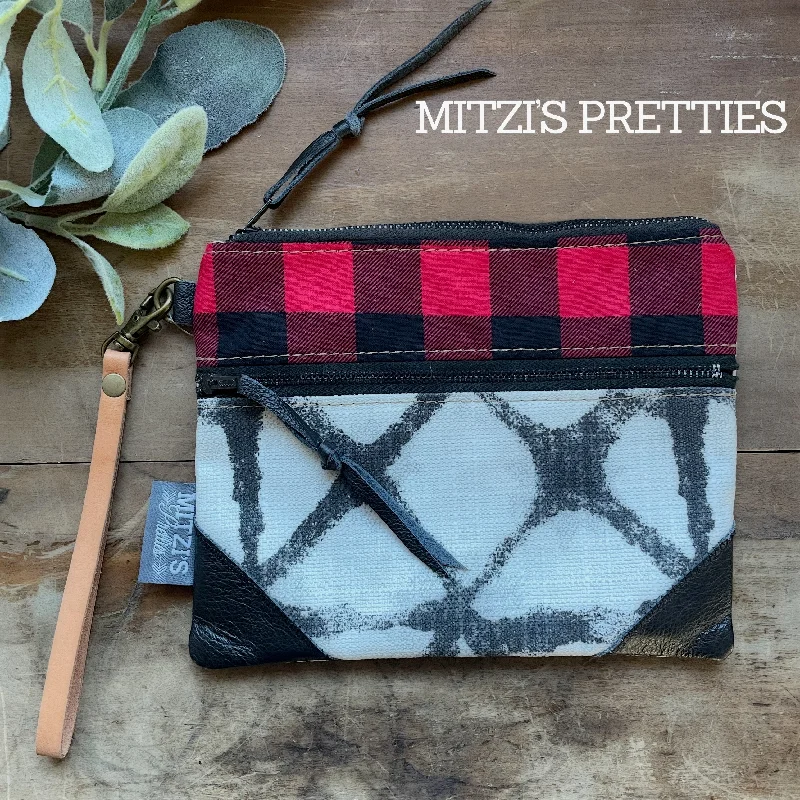 SHIPS TODAY Double Zipper Wristlet w/ Genuine Leather Premium Quality Bags At Affordable Prices SHIPS TODAY Double Zipper Wristlet w/ Genuine Leather Premium Quality Bags At Affordable Prices