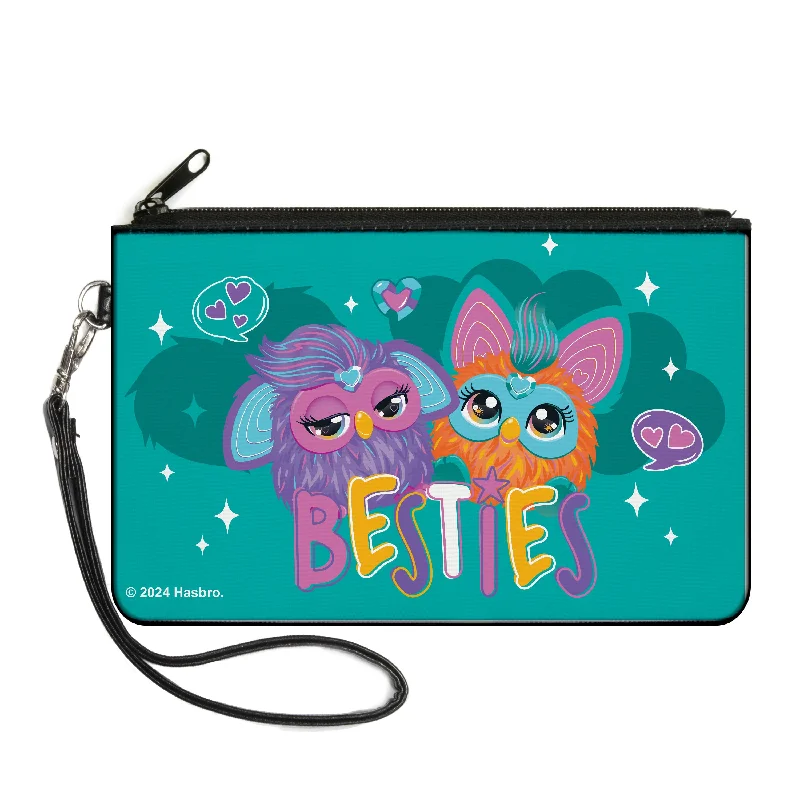 Canvas Zipper Wallet - LARGE - Furby Purple Furby NOH-LAH WAH-TEE Star Pose Pink/Multi Color Premium Handbags At Unbeatable Markdowns Canvas Zipper Wallet - LARGE - Furby Purple Furby NOH-LAH WAH-TEE Star Pose Pink/Multi Color Premium Handbags At Unbeatable Markdowns