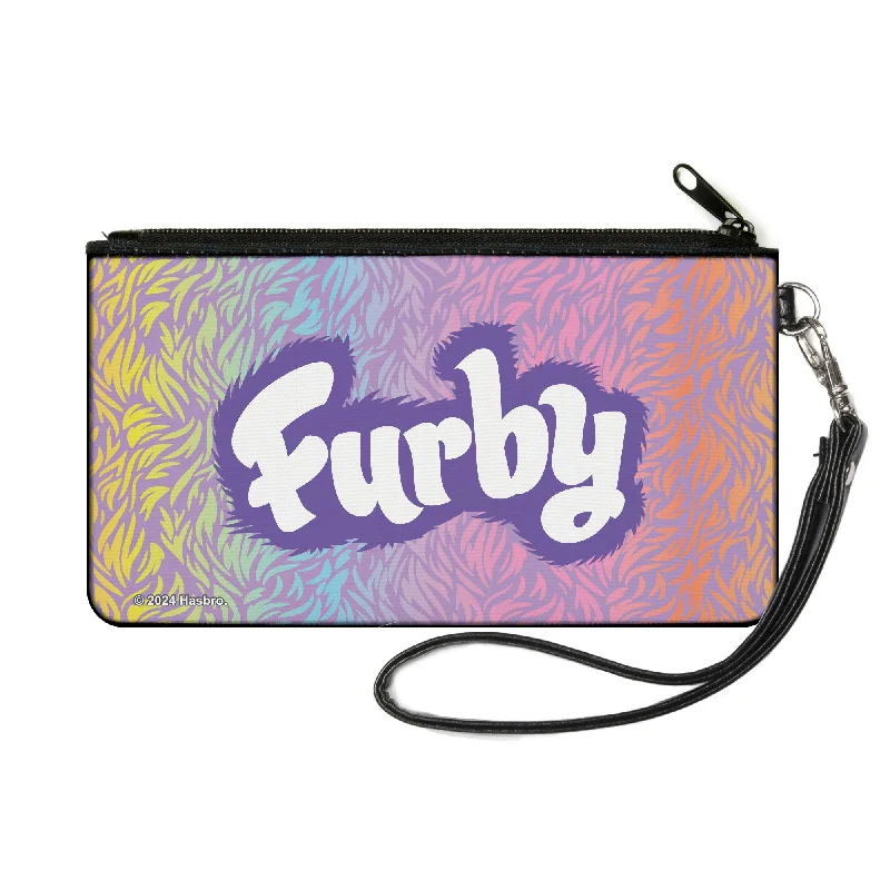 Canvas Zipper Wallet - SMALL - FURBY Title Logo Fur Print Multi Color/Purple/White Best Deals On Premium And Casual Bags – Act Fast Canvas Zipper Wallet - SMALL - FURBY Title Logo Fur Print Multi Color/Purple/White Best Deals On Premium And Casual Bags – Act Fast