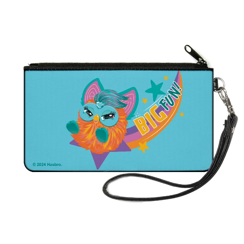 Canvas Zipper Wallet - SMALL - Furby Purple Dancing Furby Pose and Furbish Phrases Pink Don't Miss Out – Shop Fashionable Bags At Special Rates Canvas Zipper Wallet - SMALL - Furby Purple Dancing Furby Pose and Furbish Phrases Pink Don't Miss Out – Shop Fashionable Bags At Special Rates
