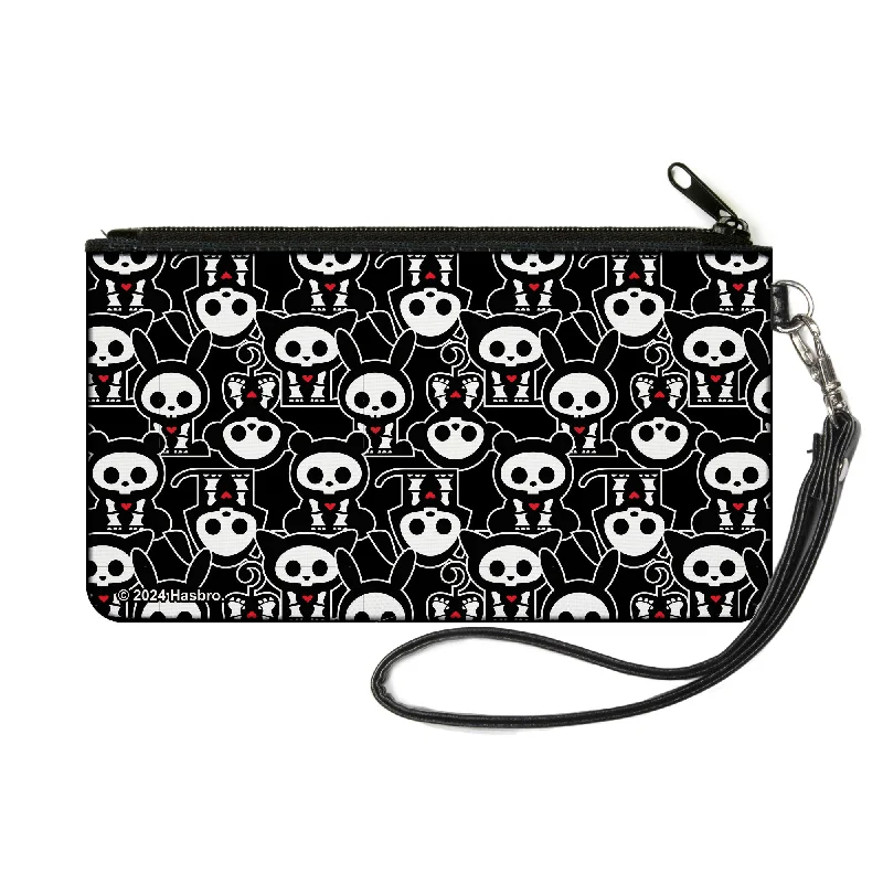 Canvas Zipper Wallet - SMALL - Skelanimals Animal Flip Poses Stacked Black/White/Red Limited-Time Sale On Trendy Handbags – Don't Miss Out Canvas Zipper Wallet - SMALL - Skelanimals Animal Flip Poses Stacked Black/White/Red Limited-Time Sale On Trendy Handbags – Don't Miss Out
