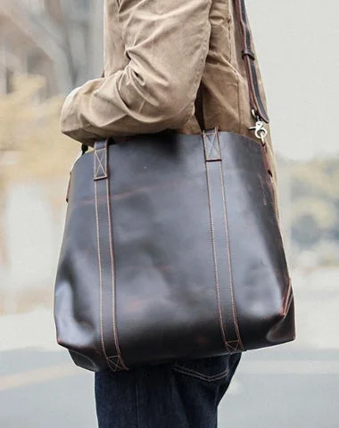 Dark Brown Vintage Leather Men Large Tote Bag Courier Tote Messenger Bag Tote For Men Trendy Purses At Exclusive Promotional Rates Dark Brown Vintage Leather Men Large Tote Bag Courier Tote Messenger Bag Tote For Men Trendy Purses At Exclusive Promotional Rates
