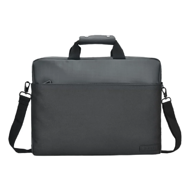 Evol 15.6″ Byron Shoulder Laptop Brief - Black Stylish Totes, Special Discounts