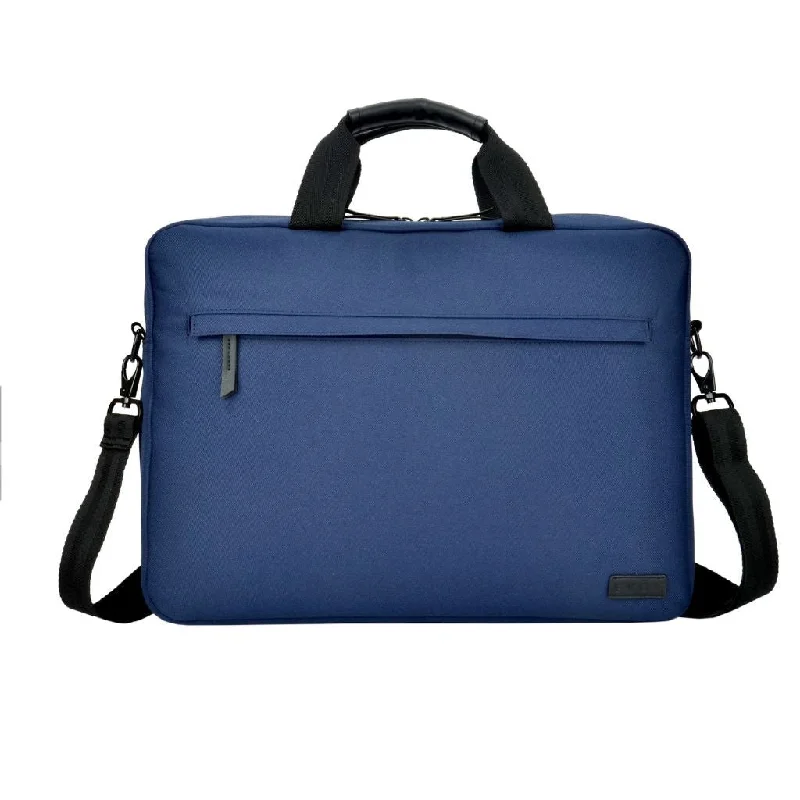 Evol 15.6″ Laptop Brief Shoulder Bag - Recycled Material - Navy Fashion-Forward Bags, Now On Sale Evol 15.6″ Laptop Brief Shoulder Bag - Recycled Material - Navy Fashion-Forward Bags, Now On Sale