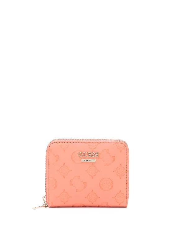 Guess Dayane SLG Small Embossed Zip Around Wallet, Coral Classic Totes At Unbeatable Deals Guess Dayane SLG Small Embossed Zip Around Wallet, Coral Classic Totes At Unbeatable Deals