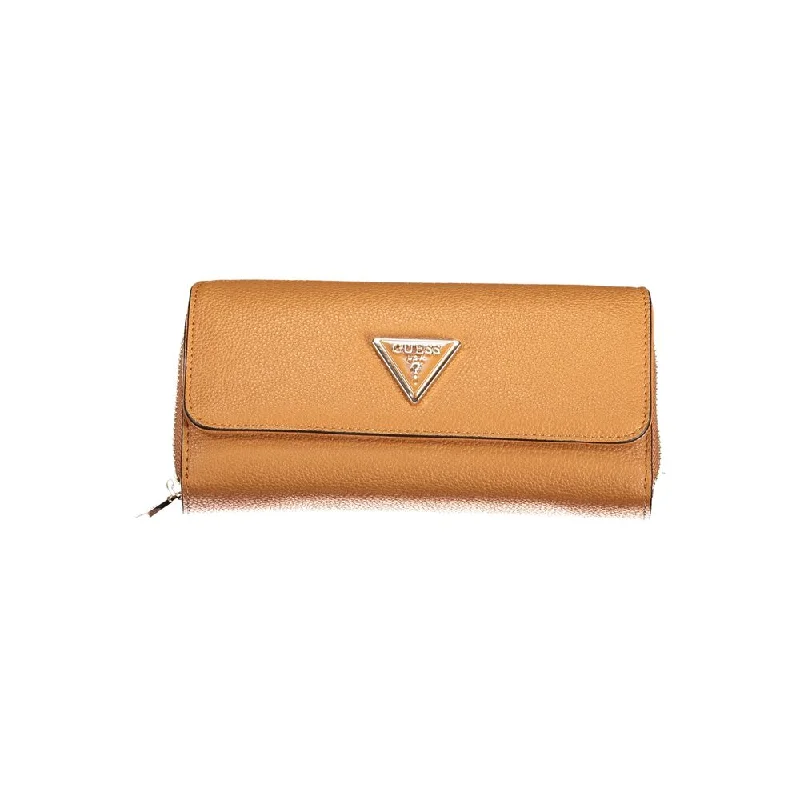 Guess Jeans Beige Polyethylene Wallet Best Bag Sale Of The Season