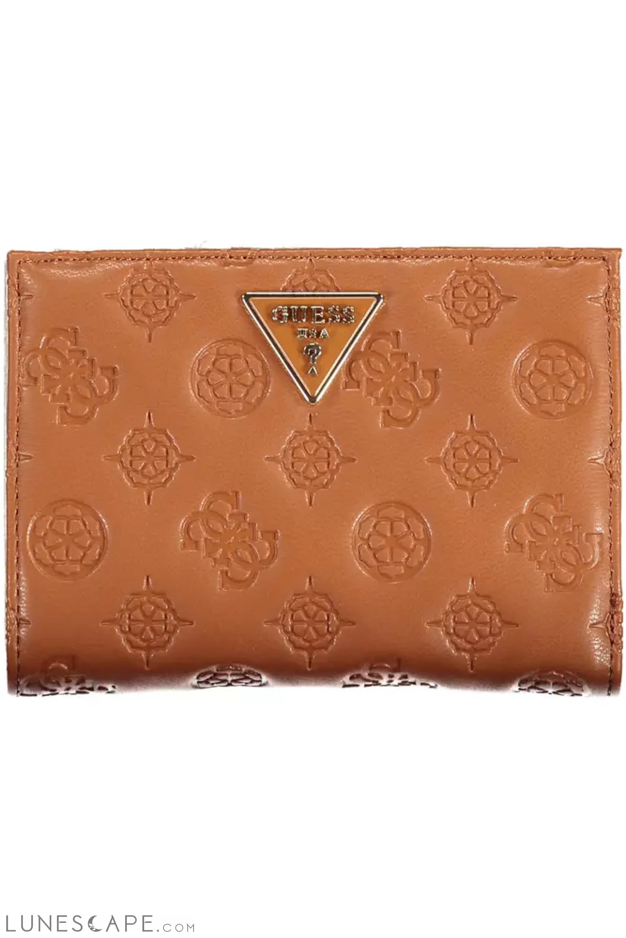 Guess Jeans Brown Polyethylene Women Wallet Must-Have Bags With Big Savings