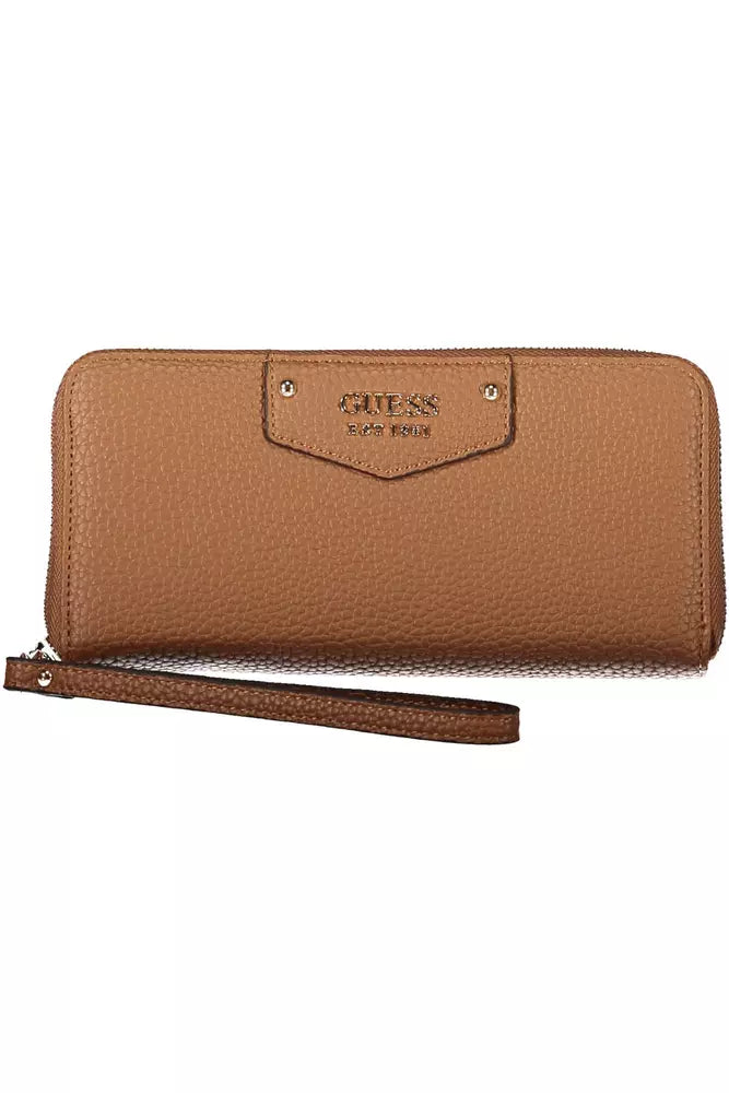Guess Jeans Brown Polyethylene Women Wallet Luxury Totes At The Lowest Prices Of The Season Guess Jeans Brown Polyethylene Women Wallet Luxury Totes At The Lowest Prices Of The Season