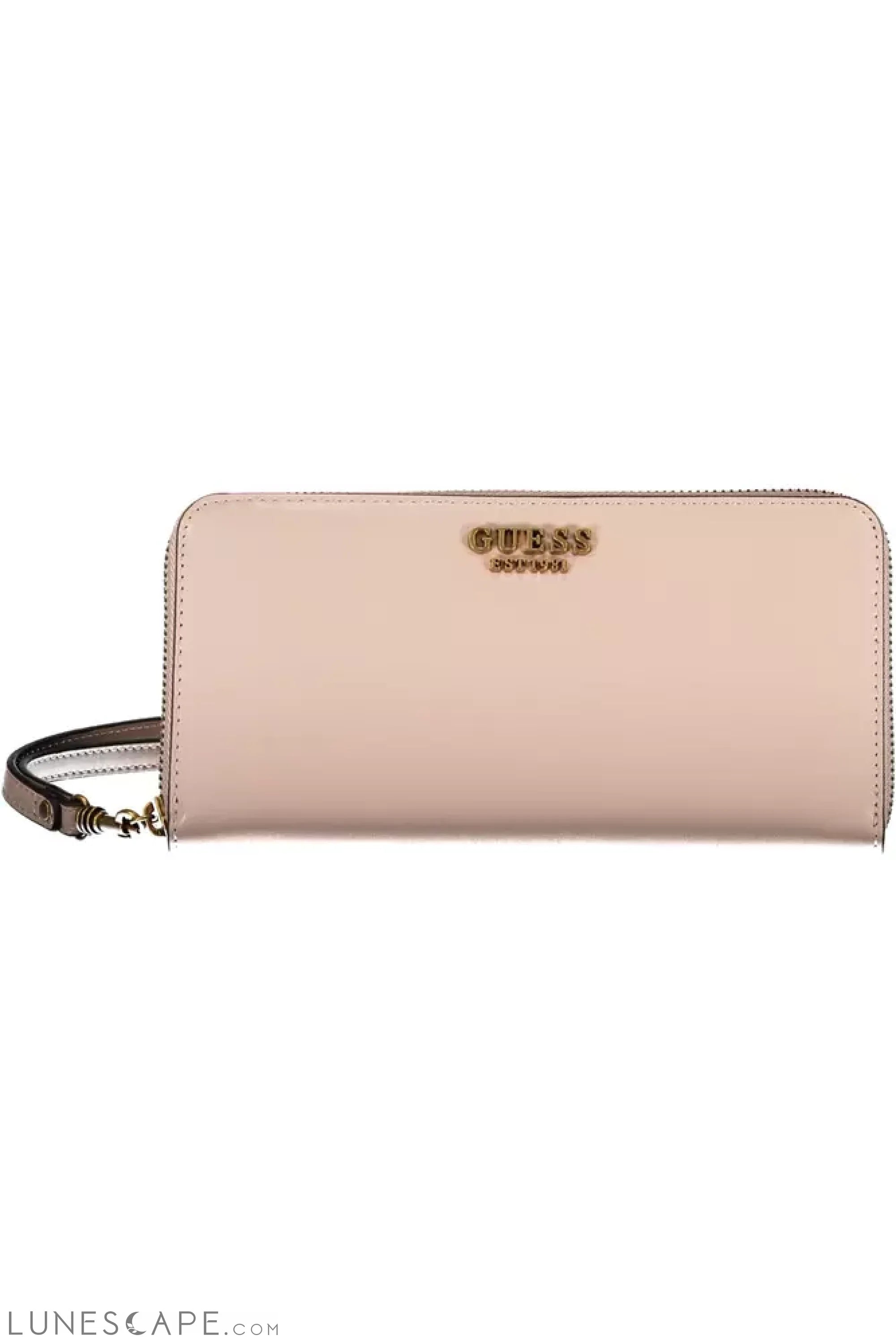 Guess Jeans Pink Polyethylene Women Wallet Fashion Bags With Huge Discounts