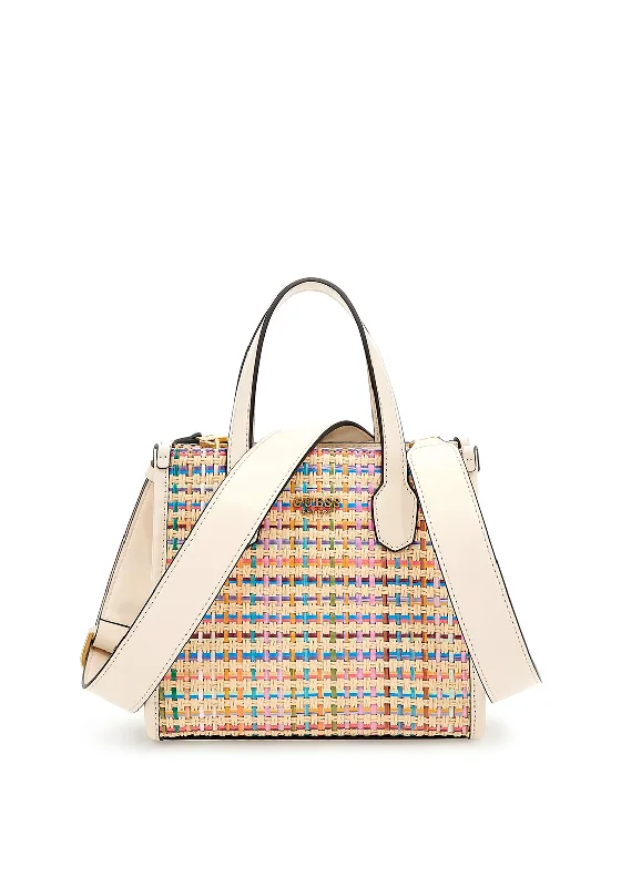 Guess Silvana Mini Tote Bag, Stone Multi Elegant Purses, Shop & Save