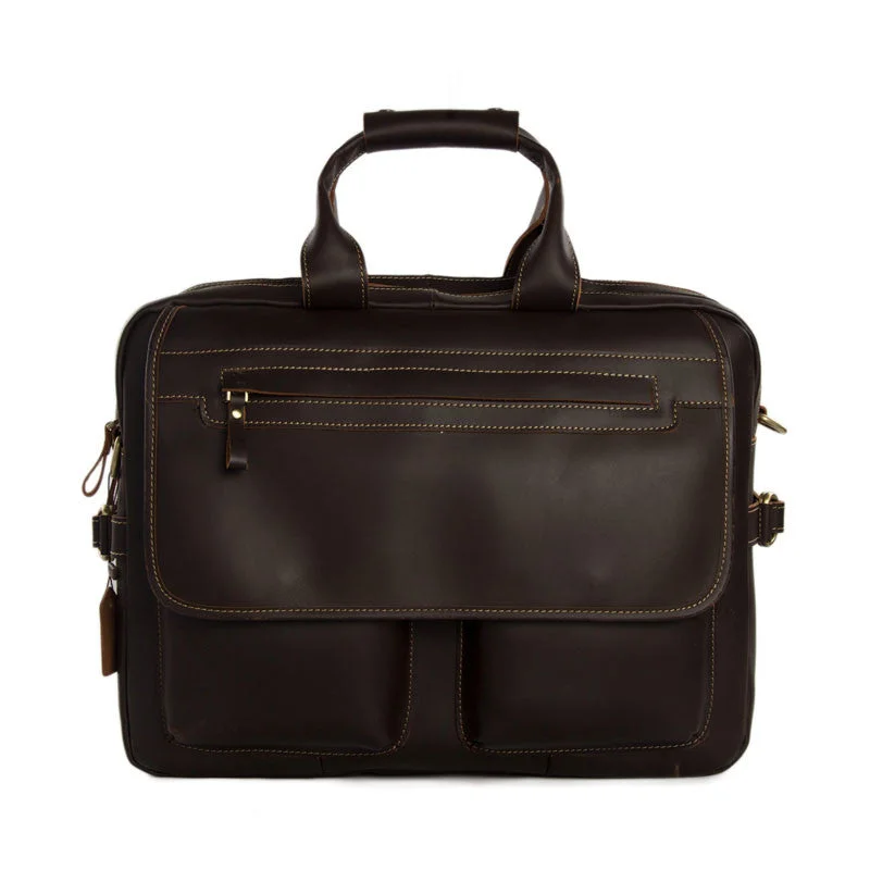 Handmade Full Grain Leather Briefcase / 15'' Laptop Bag / Men's Handbag 8951 Limited-Stock Bag Clearance – Hurry Handmade Full Grain Leather Briefcase / 15'' Laptop Bag / Men's Handbag 8951 Limited-Stock Bag Clearance – Hurry