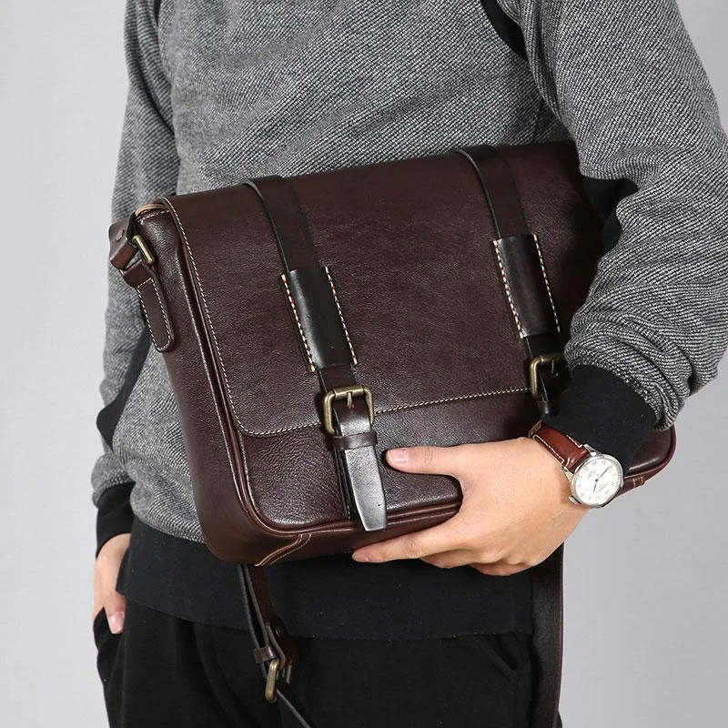 Handmade Genuine Leather Mens Cool Shoulder Bag Messenger Bag Cycling Bag for men Classic Totes At Unbeatable Deals Handmade Genuine Leather Mens Cool Shoulder Bag Messenger Bag Cycling Bag for men Classic Totes At Unbeatable Deals