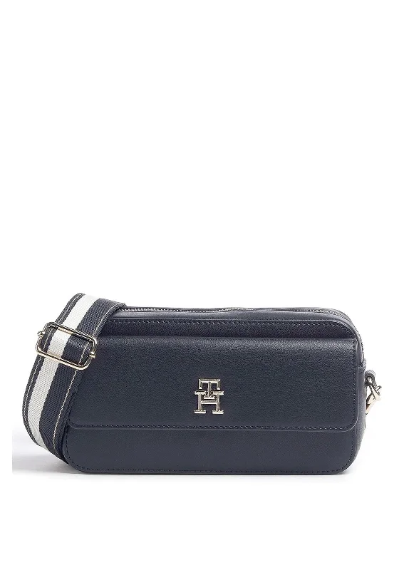 Tommy Hilfiger Iconic Crossbody Camera Bag, Navy Fashion Bags With Huge Discounts