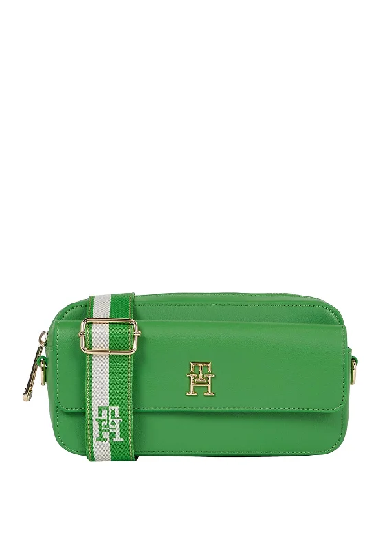 Tommy Hilfiger Iconic Crossbody Camera Bag, Green Flash Sale On Handbags