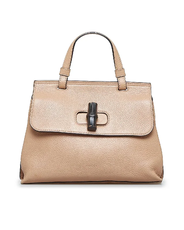 Gucci Bamboo Top Handle Bag Beige The Handbag Sale You've Been Waiting For