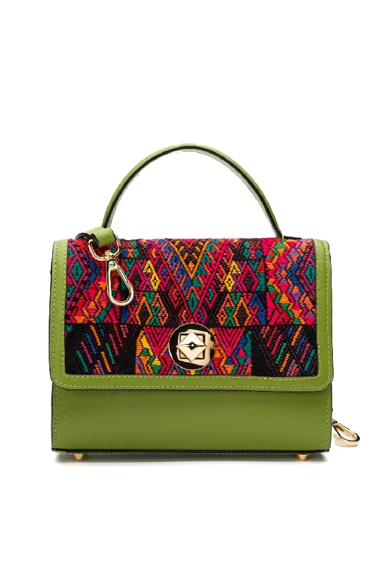 Lía Chichicastenango Green Elegant Bags With Limited Stock Available