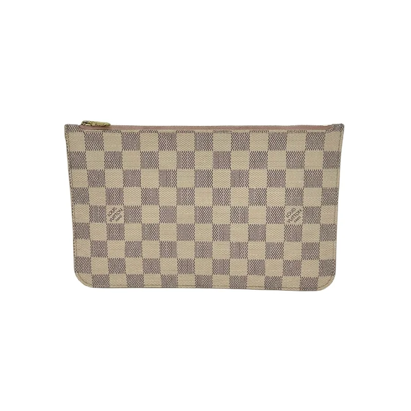 LOUIS VUITTON: Damier Azur Neverfull Pochette Shoulder Bags, Best Deals Today
