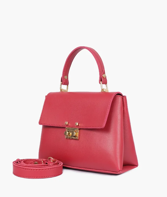 Maroon mini top-handle bag Trendy Handbags, Limited-Time Sale