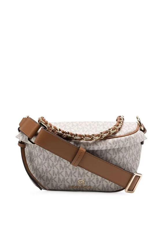MICHAEL Michael Kors Extra Small Slater Sling Pack, Vanilla & Acorn The Ultimate Handbag Sale – Elegant Styles At Lower Prices MICHAEL Michael Kors Extra Small Slater Sling Pack, Vanilla & Acorn The Ultimate Handbag Sale – Elegant Styles At Lower Prices