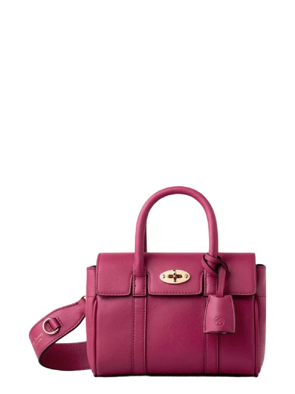 Mini Bayswater Micro Classic Grain (Wild Berry) Handbag Deals You'll Love