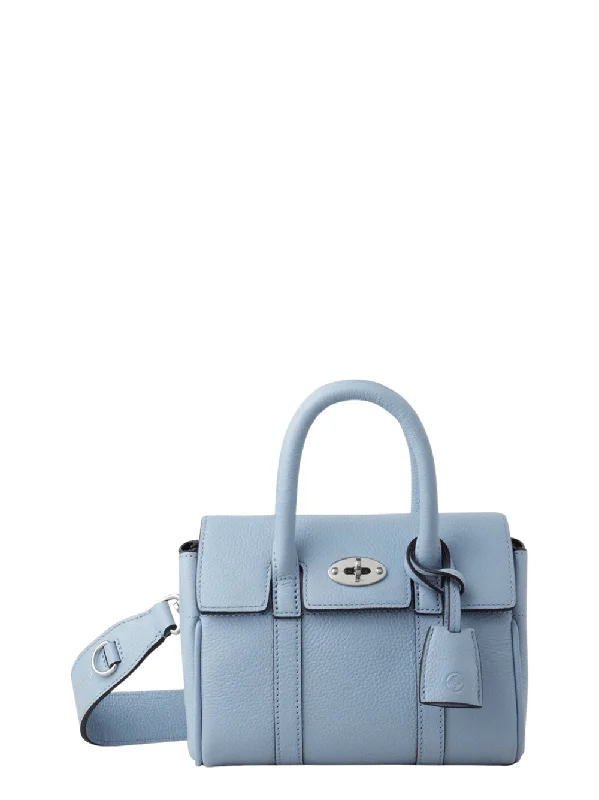 Mini Bayswater Small Classic Grain (Poplin Blue) High-End Handbags At Affordable Prices