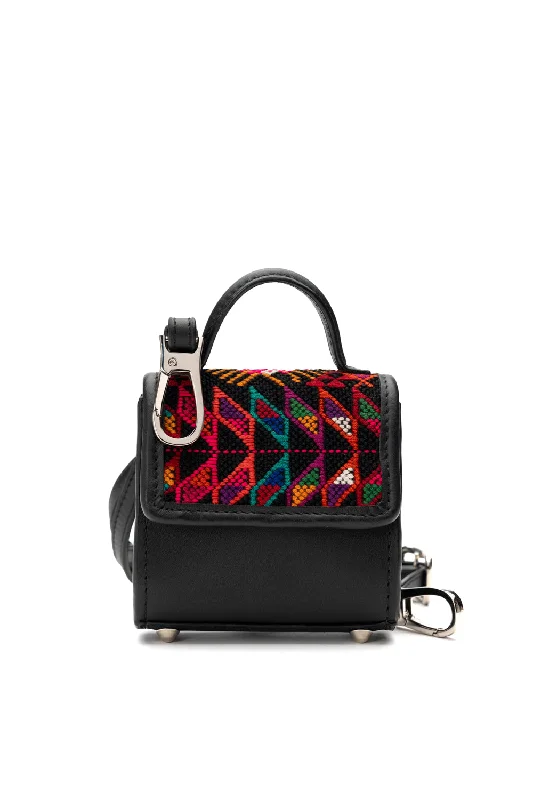 Nano Domina Chichicastenango Black Timeless Handbags, Flash Sale