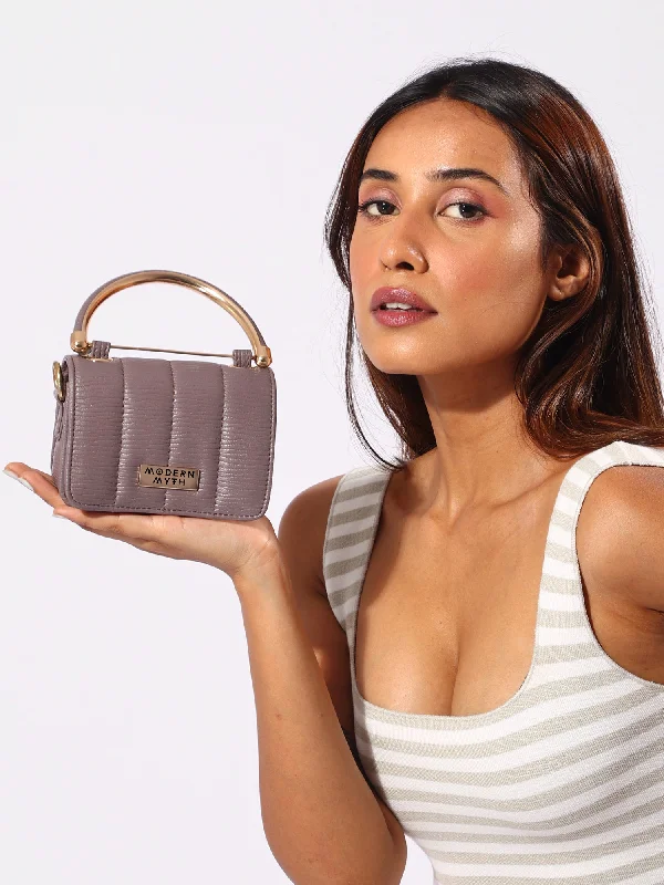 Nano Grey Mini Box Bag | Modern Myth Your Perfect Bag At The Perfect Price