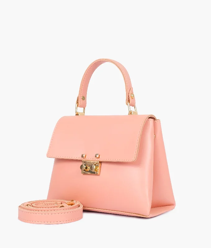 Peach mini top-handle bag Don't Miss Out – Shop Fashionable Bags At Special Rates