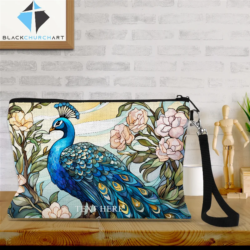 Peacock Wristlet Luxury Totes, Affordable Prices