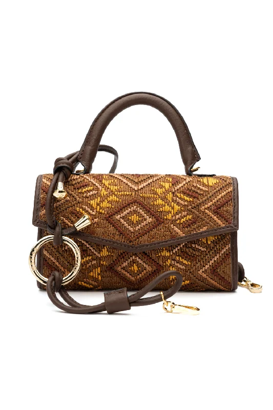 Phone Holder Mina Santa Maria de Jesus Brown Fashion Bags, Limited Offer