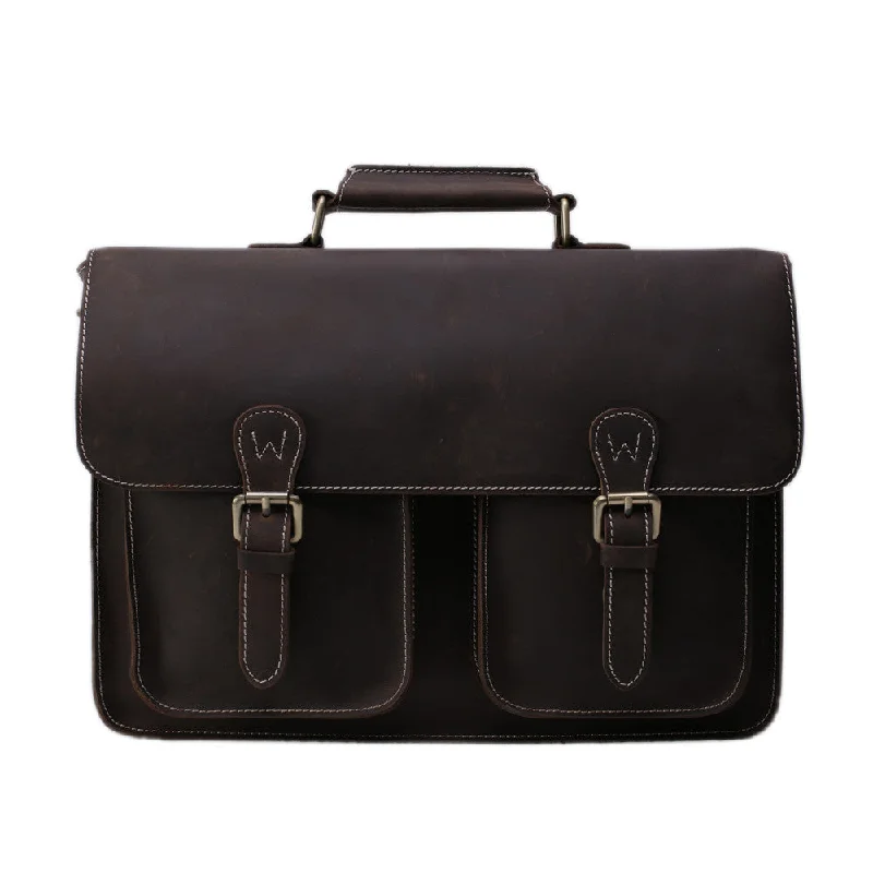 ROCKCOW Cross Body Shoulder Bag Cowhide Leather Bag For Man Retro Brown Briefcase Everyday Elegance At Special Prices ROCKCOW Cross Body Shoulder Bag Cowhide Leather Bag For Man Retro Brown Briefcase Everyday Elegance At Special Prices