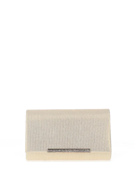 Zen Collection Shimmer Stripped Clutch Bag, Gold Classic And Modern Handbags Now More Affordable Zen Collection Shimmer Stripped Clutch Bag, Gold Classic And Modern Handbags Now More Affordable