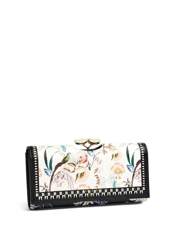 Ted Baker Decie Floral Print Teardrop Bobble Fold Over Wallet, Multi Elegant Purses At Clearance Prices Ted Baker Decie Floral Print Teardrop Bobble Fold Over Wallet, Multi Elegant Purses At Clearance Prices