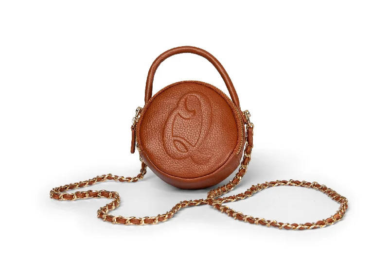 The Mini Circle Crossbody Bag-Brown Fashionable Handbags At Must-Have Prices