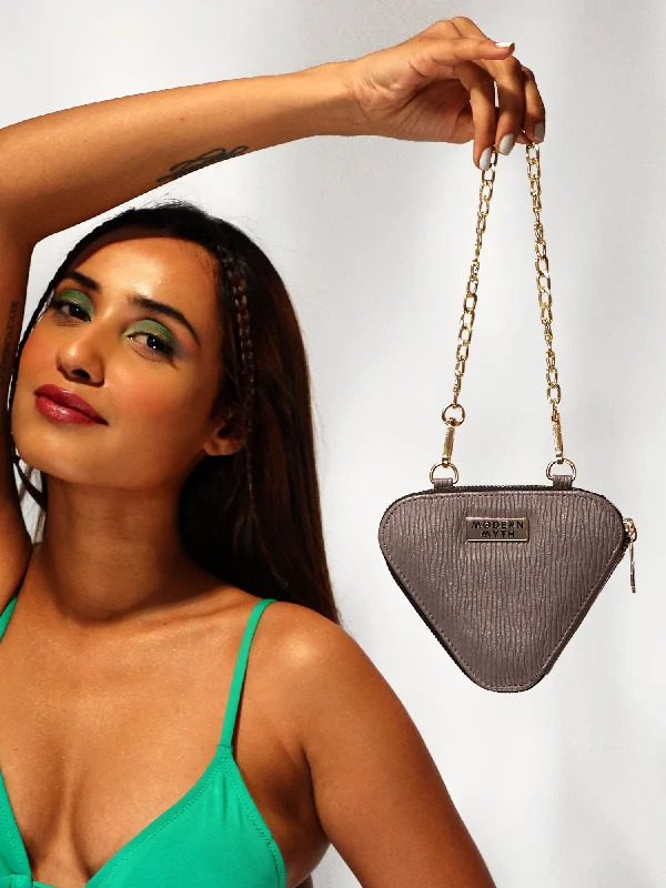 Trio Grey Mini Triangle Bag | Modern Myth Everyday Handbags At Wallet-Friendly Rates Trio Grey Mini Triangle Bag | Modern Myth Everyday Handbags At Wallet-Friendly Rates