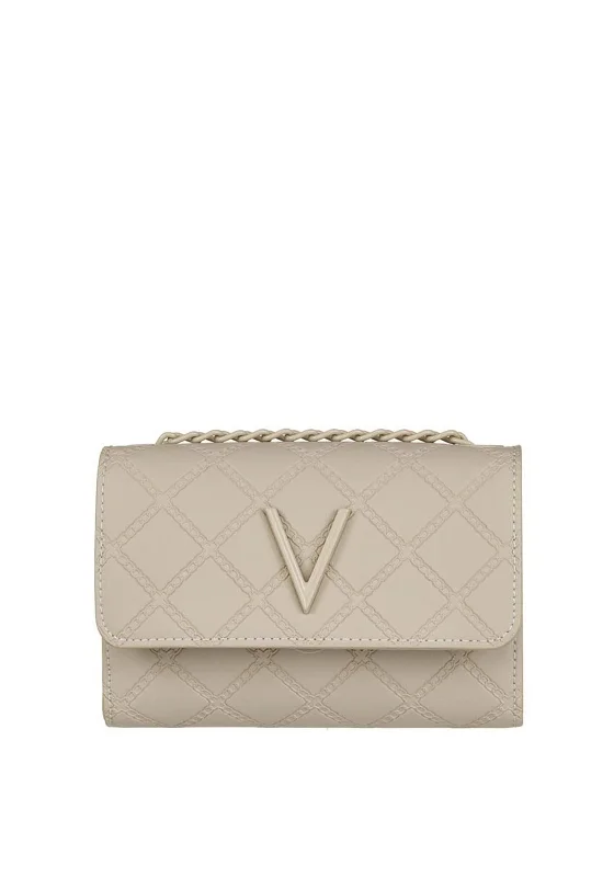 Valentino Blush Debossed Crossbody Bag, Ecru Designer Bags, Low Prices