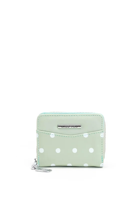 Zen Collection Polka Dot Small Purse, Green Must-Have Bags With Big Savings
