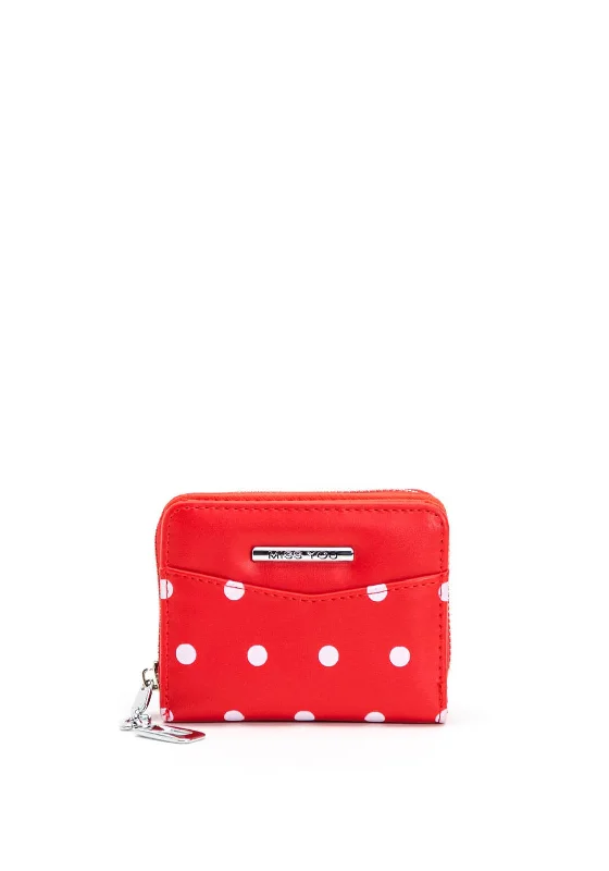 Zen Collection Polka Dot Small Purse, Red Grab Your Favorite Handbags For Less