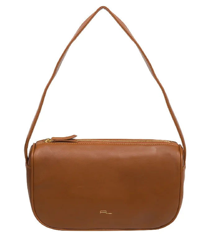 'Alicia' Oak Nappa Leather Grab Bag Best Deals On Premium Handbags