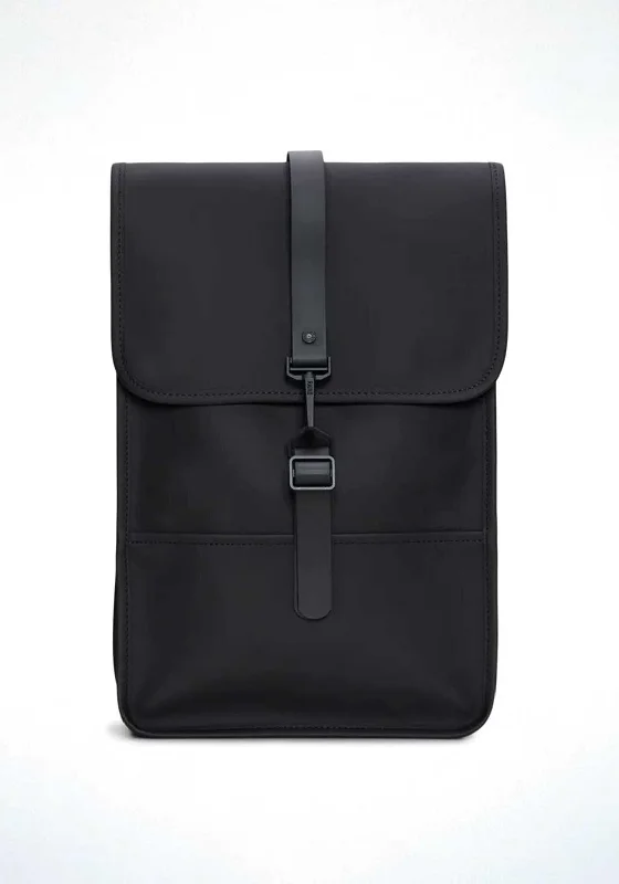 Rains 9L Mini Backpack, Black Stylish Handbags At Unbeatable Discounts