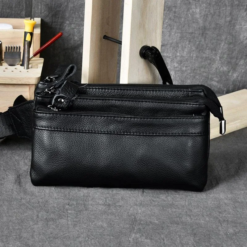 Black Leather Fanny Pack Mens Waist Bag Hip Pack Belt Bag for Men Unmissable Deals On Trendy Handbags Black Leather Fanny Pack Mens Waist Bag Hip Pack Belt Bag for Men Unmissable Deals On Trendy Handbags