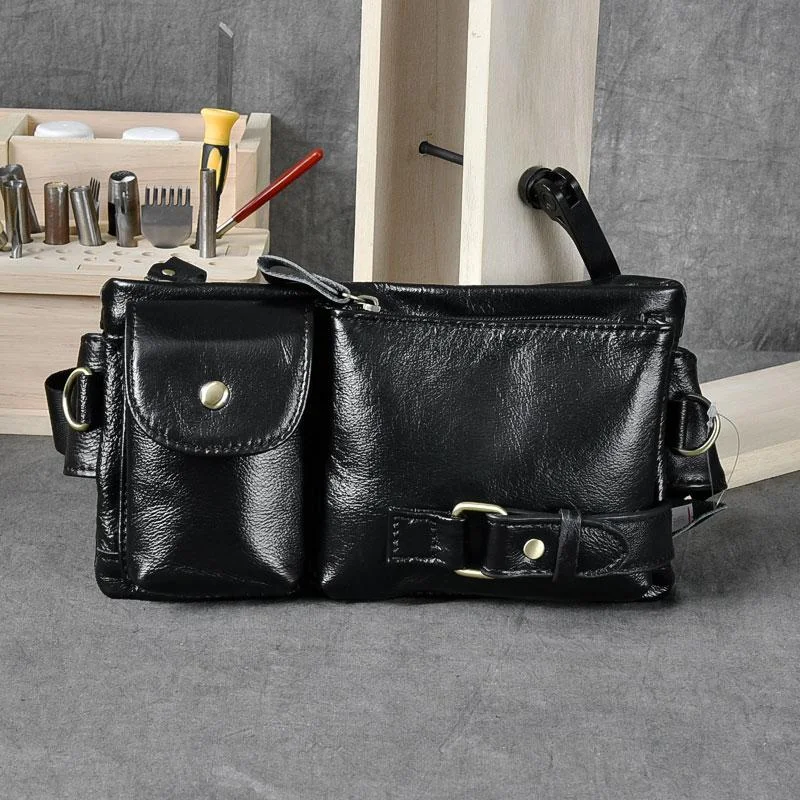 Black Leather Fanny Pack Mens Waist Bag Hip Pack Belt Bag for Men The Perfect Bag Sale Is Here Black Leather Fanny Pack Mens Waist Bag Hip Pack Belt Bag for Men The Perfect Bag Sale Is Here