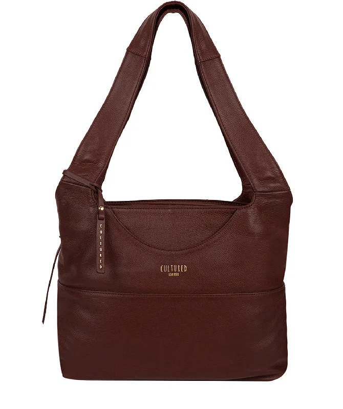 'Boston' Rich Chestnut Leather Shoulder Bag Must-Have Bags At Irresistible Discounts 'Boston' Rich Chestnut Leather Shoulder Bag Must-Have Bags At Irresistible Discounts