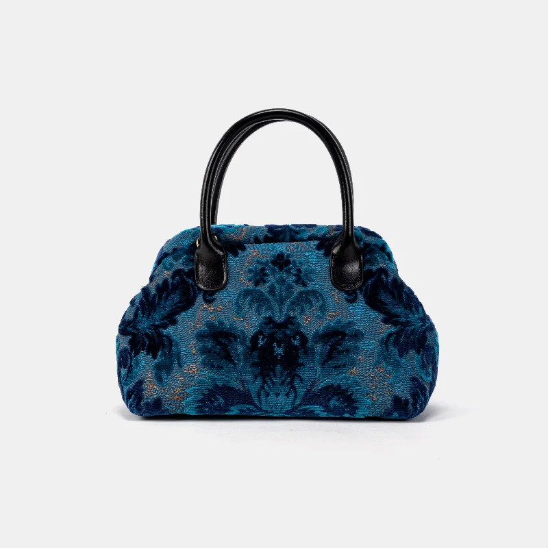 Burnout Velvet Revival Aqua Carpet Satchel The Best Handbag Offers Are Here