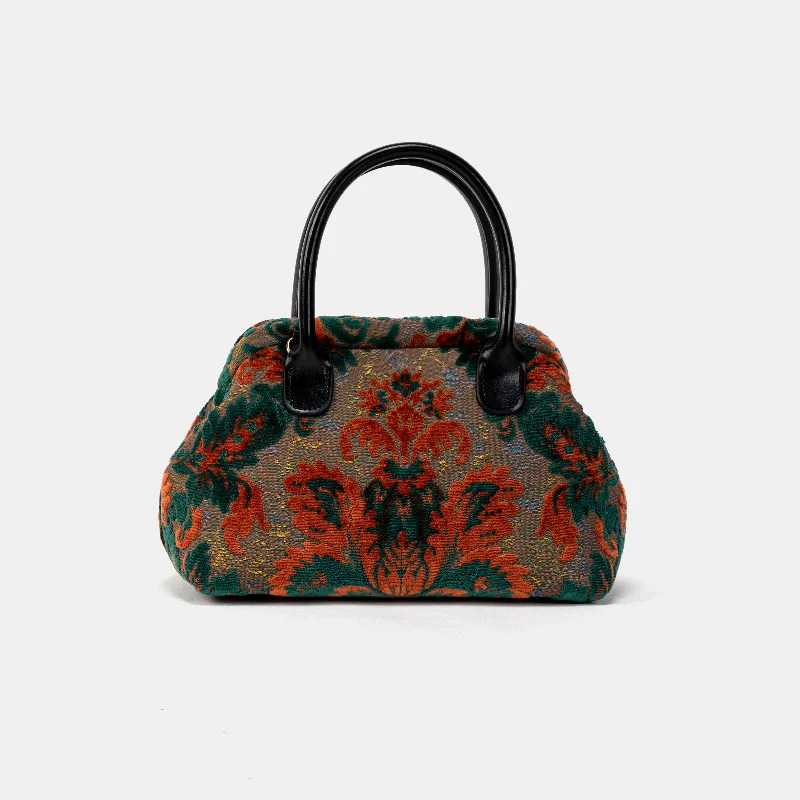 Burnout Velvet Revival Jade Carpet Satchel Fashionable Handbags At Must-Have Prices Burnout Velvet Revival Jade Carpet Satchel Fashionable Handbags At Must-Have Prices