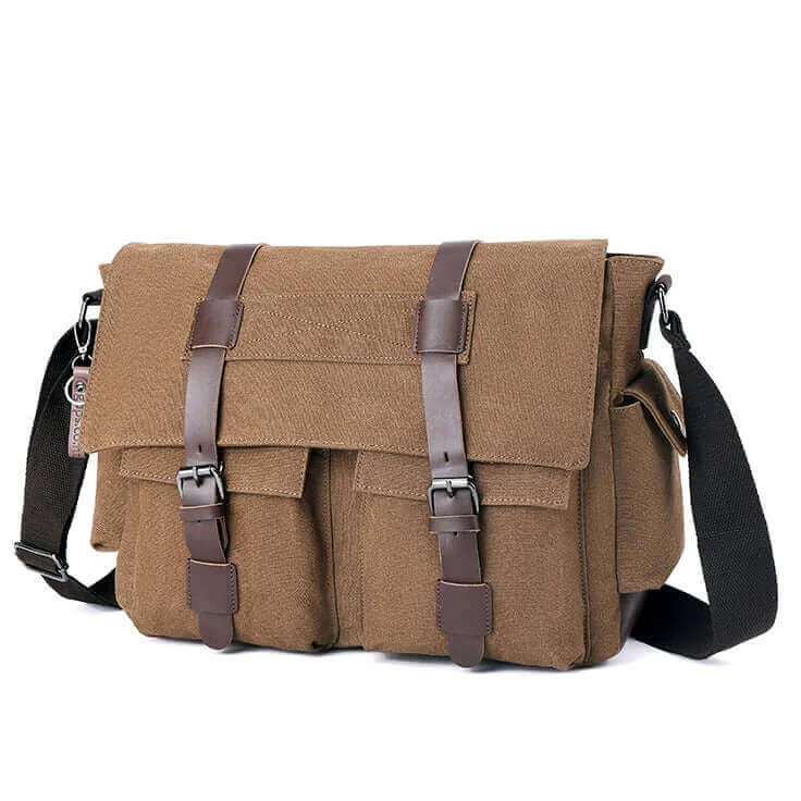 Casual Canvas Shoulder Crossbody Messenger Bag | Fits 15 Inch Laptop Satchel Designer Bags At Lower Prices Casual Canvas Shoulder Crossbody Messenger Bag | Fits 15 Inch Laptop Satchel Designer Bags At Lower Prices